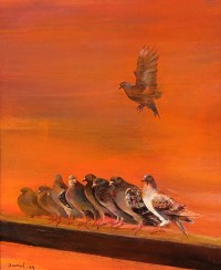 Jamal, 27 X 36, Oil on Canvas, Figurative Painting, AC-JML-013